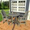 Highwood Usa Hamilton 3pc Round Counter Height Outdoor Patio Furniture Dining Set AD-CNA36-CGE - alternate 3